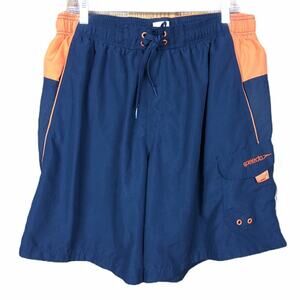 Speedo Color Block Two Tone Swim Trunks